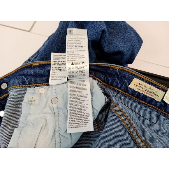 Levis Premium Womens 501 Original Fit Jeans Size 23x29 Medium Wash Denim - Picture 10 of 11
